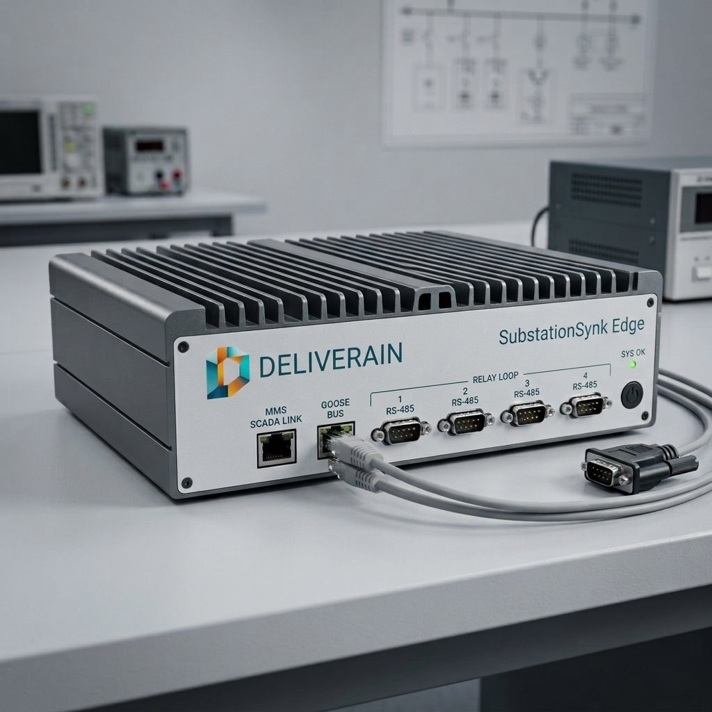 SubstationSynk Edge appliance — concept render